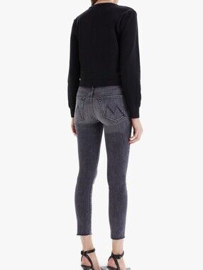 MOTHER Denim - The Stunner Ankle Fray Jeans In Friday The 13th - SZ 26